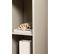 Buffet 2 Portes 2 Cases Piring Beige