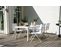 Table De Jardin Togo Blanc 200x100x75 Cm