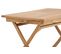 Table De Jardin Kenya En Teck 120x70x75 Cm