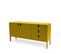 Uno - Buffet En Bois 2 Portes 3 Tiroirs L171cm - Couleur - Jaune Moutarde