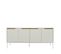 Switch - Buffet En Bois 4 Portes L173cm - Couleur - Blanc