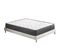 Ensemble Matelas Mousse + Sommier 120x190 Cm, Orionis 16cm D’épaisseur Et Sommier Tissu Blanc