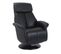 Fauteuil De Relaxation Manuel - Cuir - Brephos - Cuir Noir