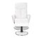 Fauteuil De Relaxation Manuel - Nephos - Cuir Blanc