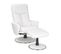 Fauteuil De Relaxation Manuel - Nephos - Cuir Blanc