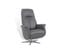 Fauteuil De Relaxation Manuel - Grapheus - Cuir Anthracite