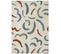Tapis De Salon Twister En Polypropylène - Multicolore - 120x170 Cm