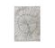 Tapis De Salon Rilo En Polypropylène - Gris - 120x170 Cm