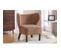 Fauteuil Moderne 76x74x86 Cm - Marron