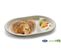 Assiette Pulpe De Cellulose 2 Compartiments 26 à 30 Cm - Sdg - Lot De 500