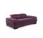 Canapé 2,5 places TORINO tissu velvet violet