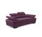 Canapé 2,5 places TORINO tissu velvet violet