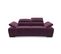 Canapé 2,5 places TORINO tissu velvet violet