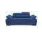 Canapé 2 places TORINO tissu velvet bleu