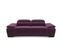 Canapé 3 places TORINO tissu velvet violet