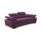 Canapé 3 places TORINO tissu velvet violet