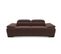 Canapé 3 places TORINO tissu velvet marron