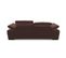 Canapé 3 places TORINO tissu velvet marron