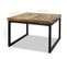 Table Basse Teck Résine 60x60x40 Cm