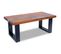 Table Basse Teck Résine 100x50 Cm