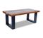 Table Basse Teck Résine 100x50 Cm