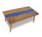 Table Basse Teck Résine 100 X 50 X 40 Cm