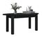 Table Basse Noir 80x40x35 Cm Bois Massif De Pin