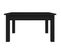 Table Basse Noir 55x55x30 Cm Bois Massif De Pin