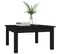 Table Basse Noir 55x55x30 Cm Bois Massif De Pin