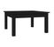 Table Basse Noir 55x55x30 Cm Bois Massif De Pin