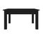 Table Basse Noir 55x55x30 Cm Bois Massif De Pin