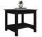 Table Basse Noir 50x50x45 Cm Bois Massif De Pin