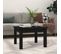 Table Basse Noir 45x45x30 Cm Bois Massif De Pin