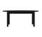 Table Basse Noir 110x55x45 Cm Bois Massif De Pin