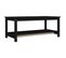 Table Basse Noir 110x55x45 Cm Bois Massif De Pin