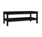 Table Basse Noir 110x50x40 Cm Bois Massif De Pin