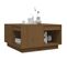 Table Basse Marron Miel 60x61x32,5 Cm Bois Massif De Pin