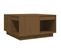 Table Basse Marron Miel 60x61x32,5 Cm Bois Massif De Pin