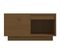 Table Basse Marron Miel 60x61x32,5 Cm Bois Massif De Pin