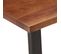 Table Basse Marron Miel 110x55x40 Cm Bois Massif D'acacia