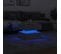 Table Basse Avec Lumières LED Sonoma Gris 50x50x40 Cm