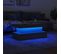 Table Basse Avec Lumières LED Chêne Sonoma 90x50x40 Cm