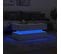 Table Basse Avec Lumières LED Blanc 90x50x40 Cm