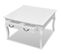 Table Basse Avec 4 Tiroirs Blanc