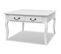 Table Basse Avec 4 Tiroirs Blanc