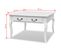 Table Basse Avec 4 Tiroirs Blanc