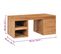 Table Basse 90x50x40 Cm Bois De Teck Massif