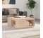 Table Basse 80x81x36,5 Cm Bois Massif De Pin