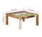 Table Basse 80x80x40 Cm Bois De Récupération Massif