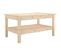 Table Basse 80x50x40 Cm Bois Massif De Pin